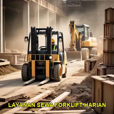 layanan sewa forklift harian